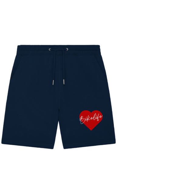 Bikelife Liebe Druck - Organic Jogger Shorts – Bild 2