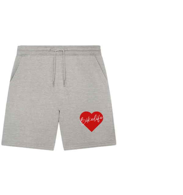 Bikelife Liebe Druck - Organic Jogger Shorts – Bild 3