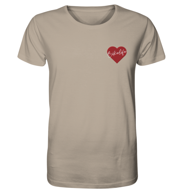 Bikelife Liebe - Organic T-Shirt (Stick) – Bild 2