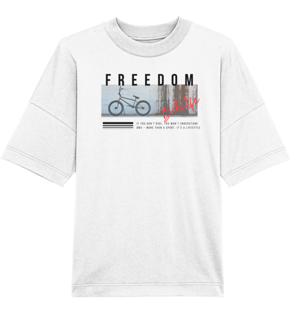 Freedome BKLF - Organic Oversize T-Shirt – Bild 3