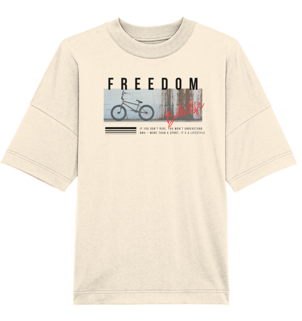 Freedome BKLF - Organic Oversize T-Shirt – Bild 2